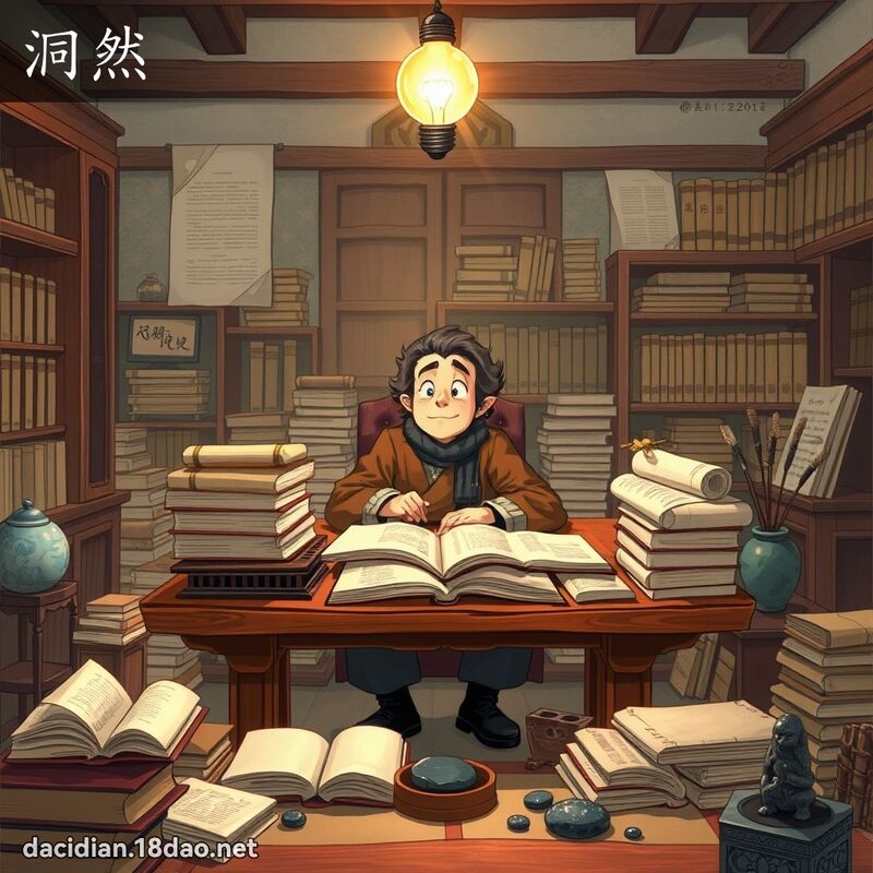洞然 - 國語大辭典配圖