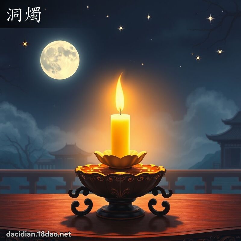 洞燭 - 國語大辭典配圖