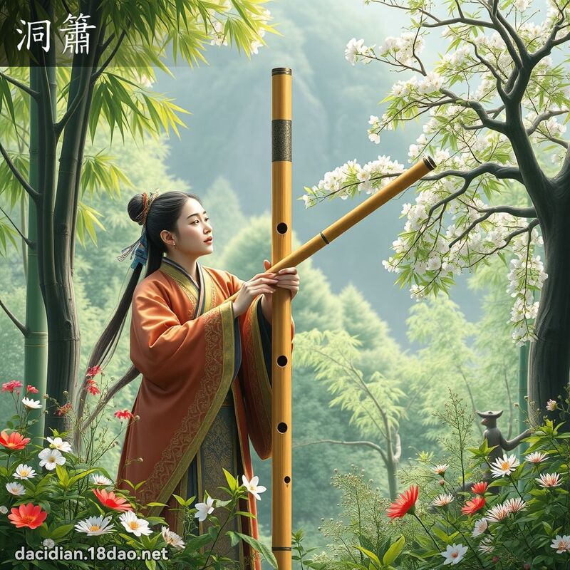 洞簫 - 國語大辭典配圖