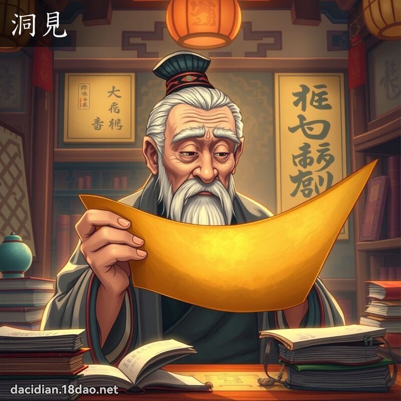 洞见 - 国语大辞典配图