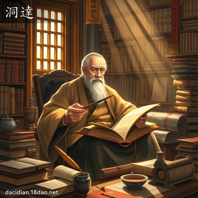 洞达 - 国语大辞典配图