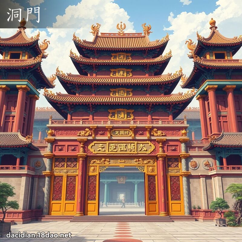 洞門 - 國語大辭典配圖