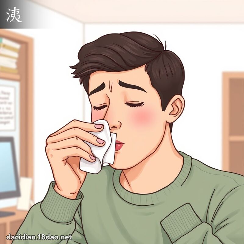 洟 - 國語大辭典配圖