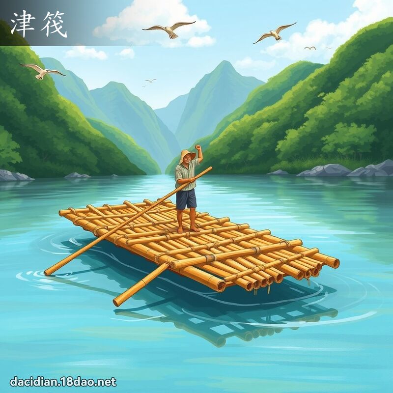 津筏 - 国语大辞典配图