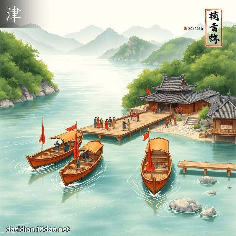 津 - 國語大辭典配圖