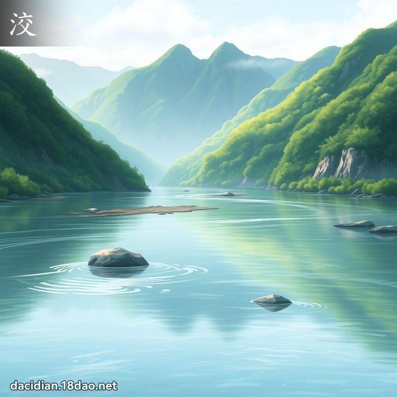 洨 - 國語大辭典配圖