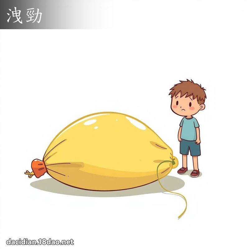 洩勁 - 國語大辭典配圖