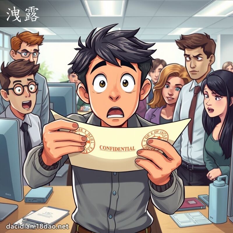 泄露 - 国语大辞典配图