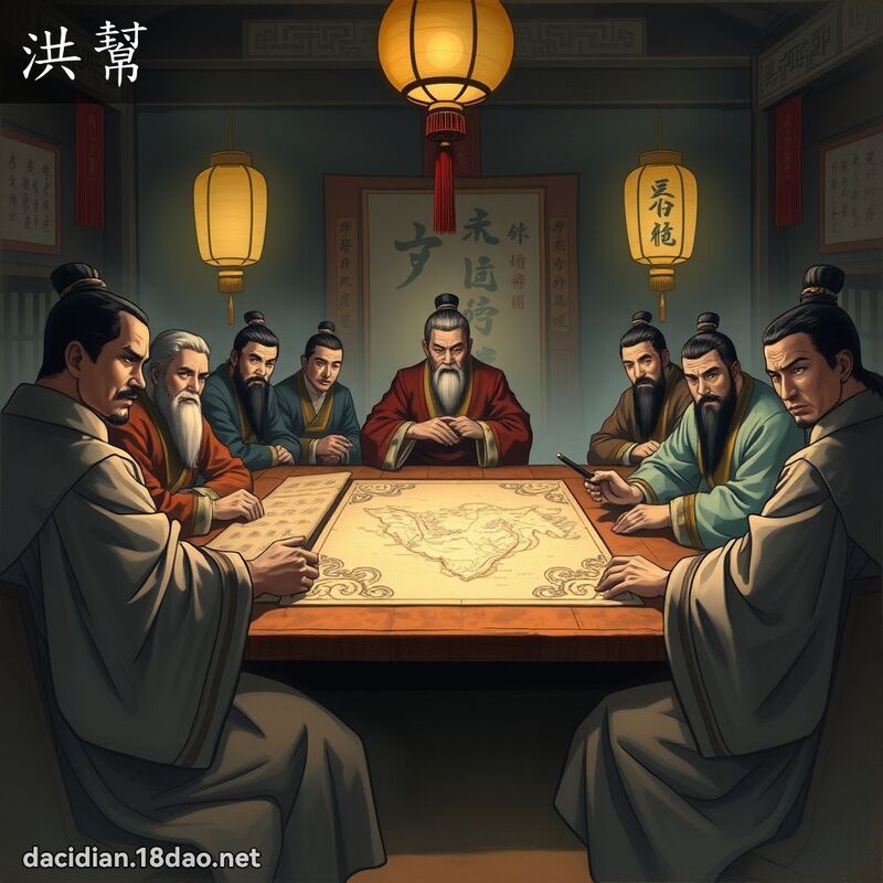 洪帮 - 国语大辞典配图