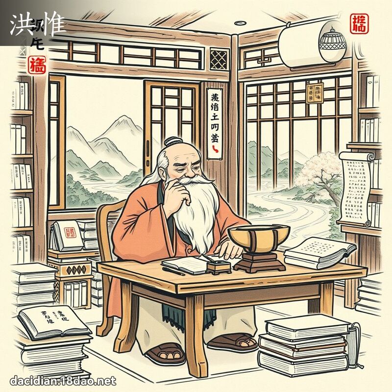 洪惟 - 國語大辭典配圖