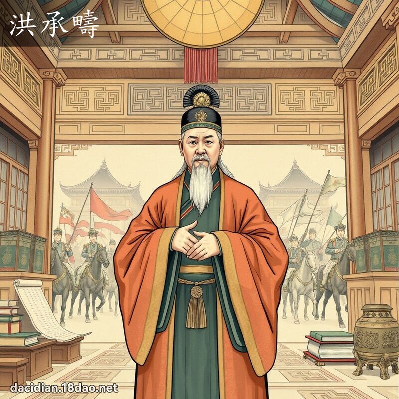 洪承疇 - 國語大辭典配圖