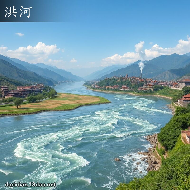 洪河 - 国语大辞典配图