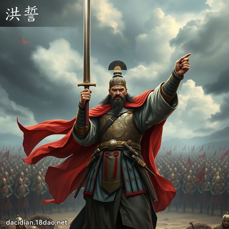 洪誓 - 国语大辞典配图
