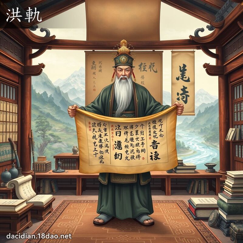 洪轨 - 国语大辞典配图