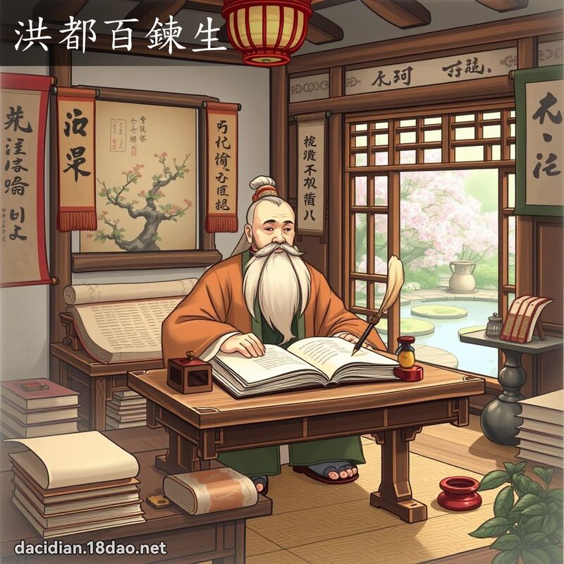 洪都百链生 - 国语大辞典配图
