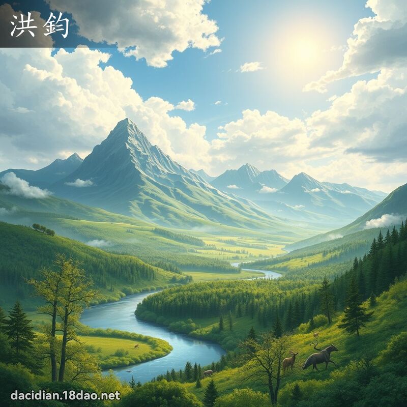 洪钧 - 国语大辞典配图