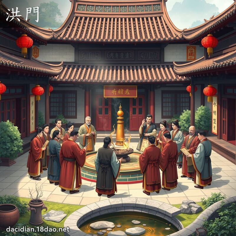 洪门 - 国语大辞典配图