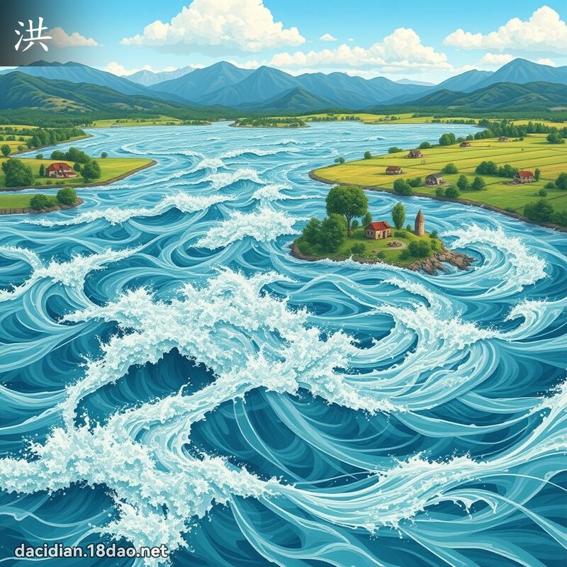 洪 - 國語大辭典配圖
