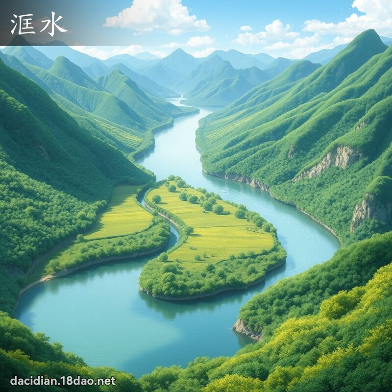 洭水 - 國語大辭典配圖