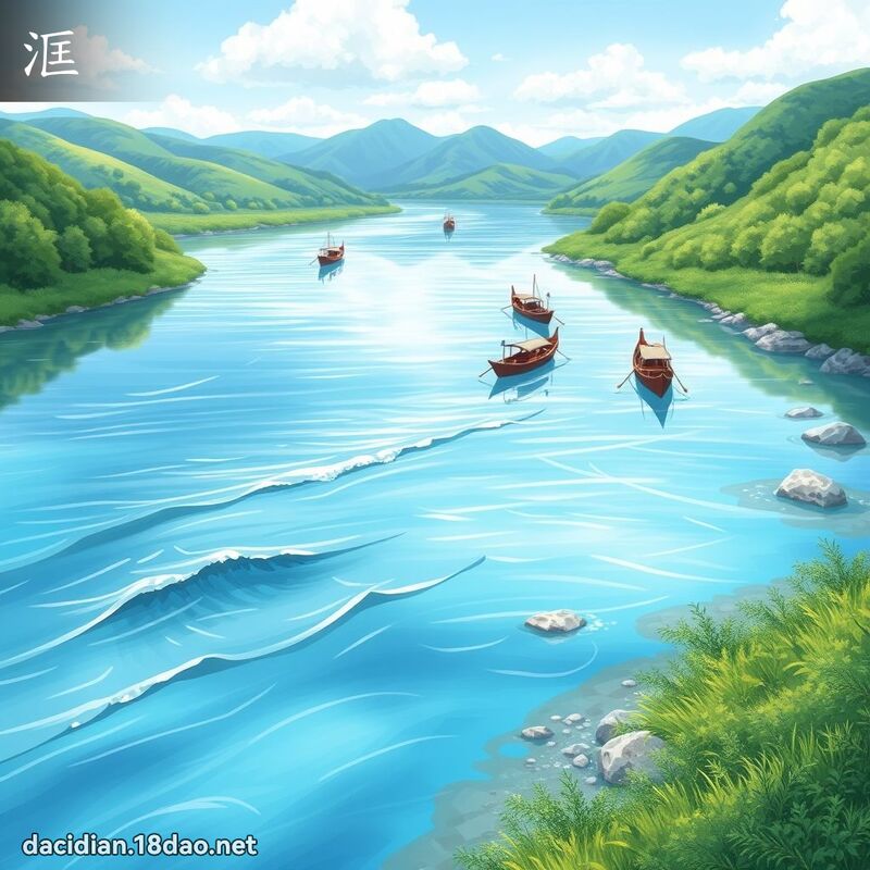 洭 - 國語大辭典配圖