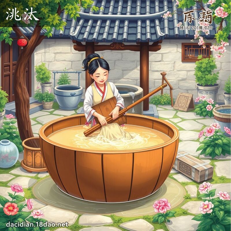 洮汰 - 国语大辞典配图
