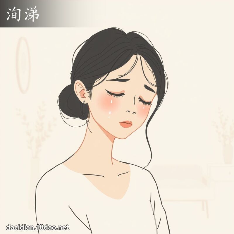 洵涕 - 国语大辞典配图