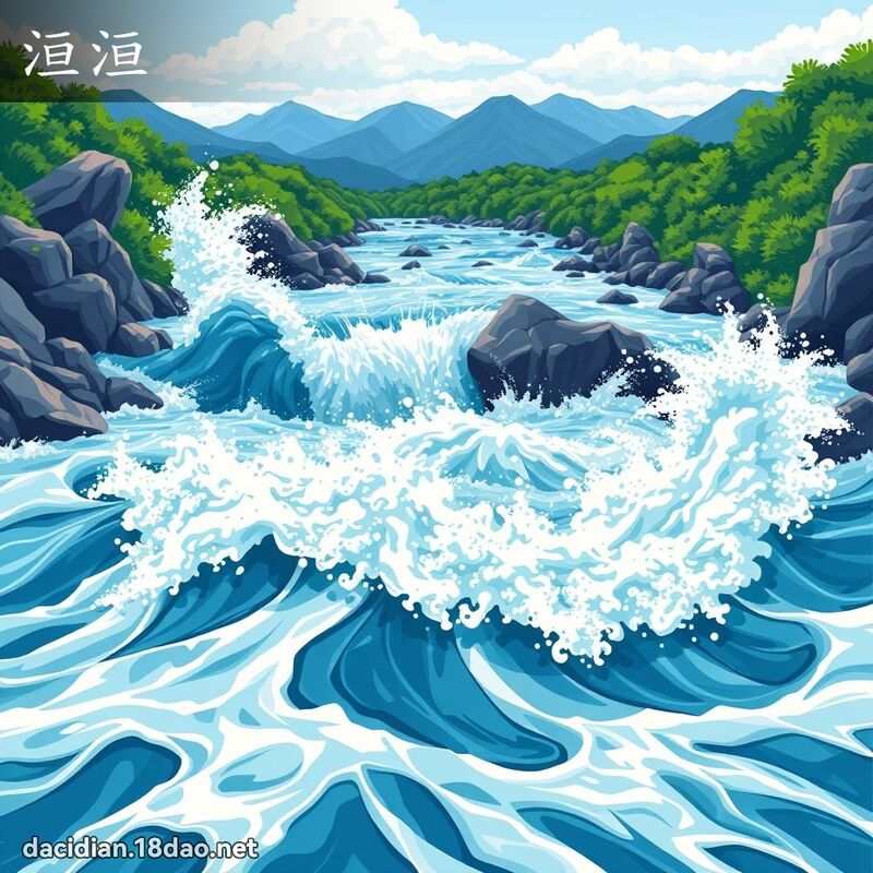 洹洹 - 國語大辭典配圖