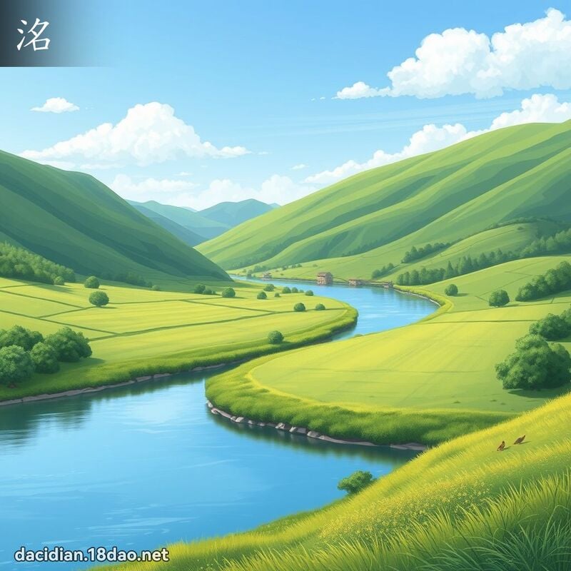 洺 - 國語大辭典配圖