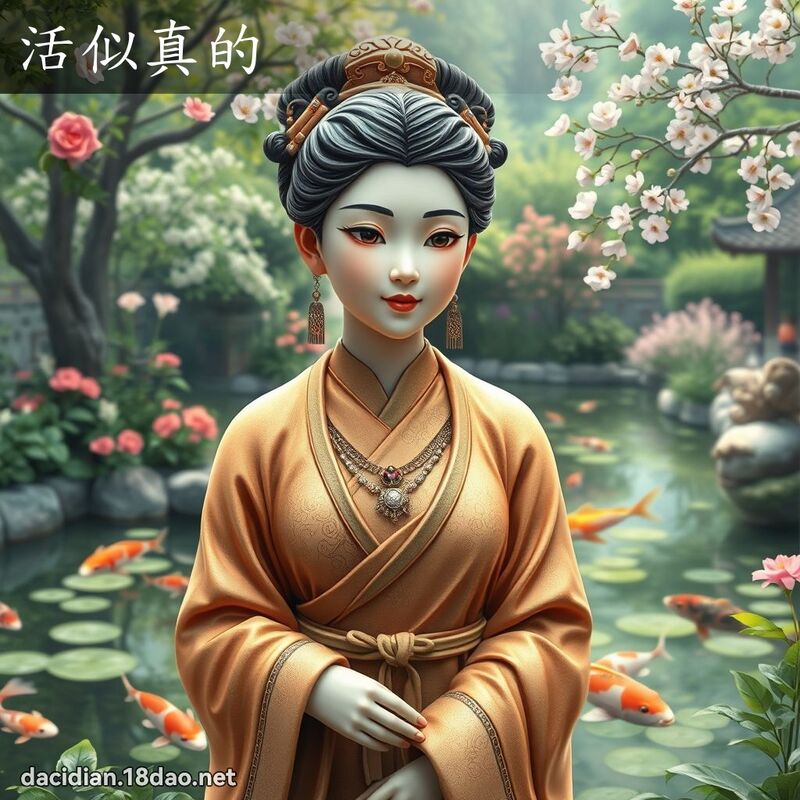 活似真的 - 国语大辞典配图