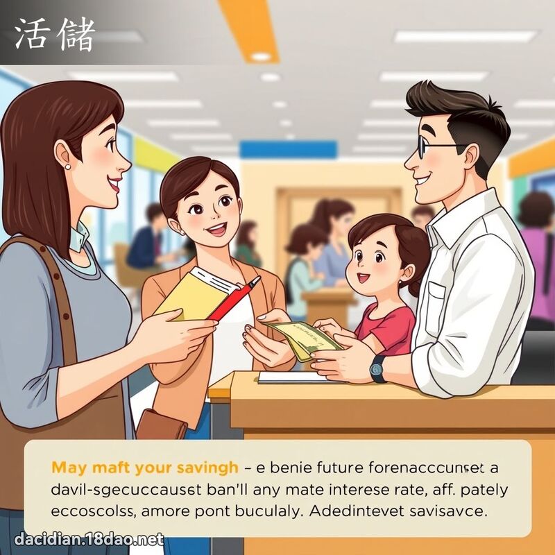 活儲 - 國語大辭典配圖