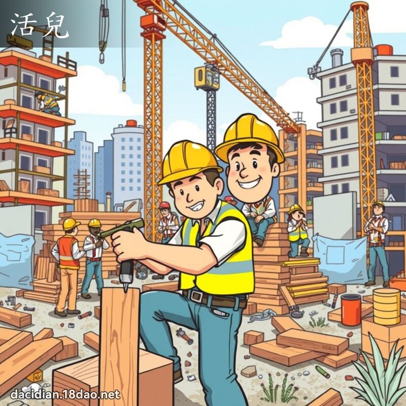 活儿 - 国语大辞典配图