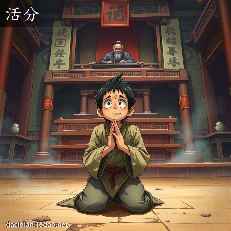 活分 - 國語大辭典配圖