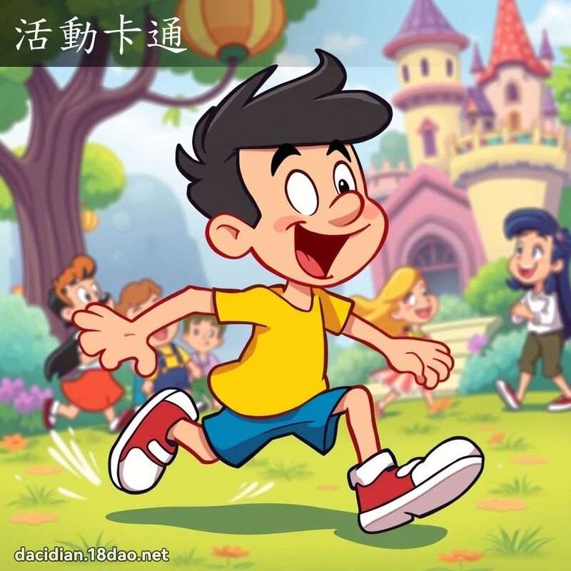 活動卡通 - 國語大辭典配圖