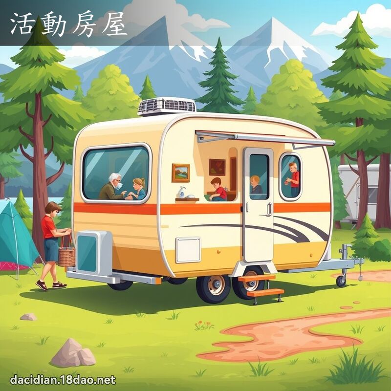 活動房屋 - 國語大辭典配圖