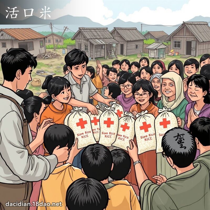 活口米 - 国语大辞典配图
