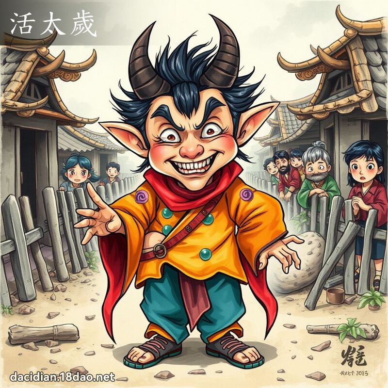 活太歲 - 國語大辭典配圖