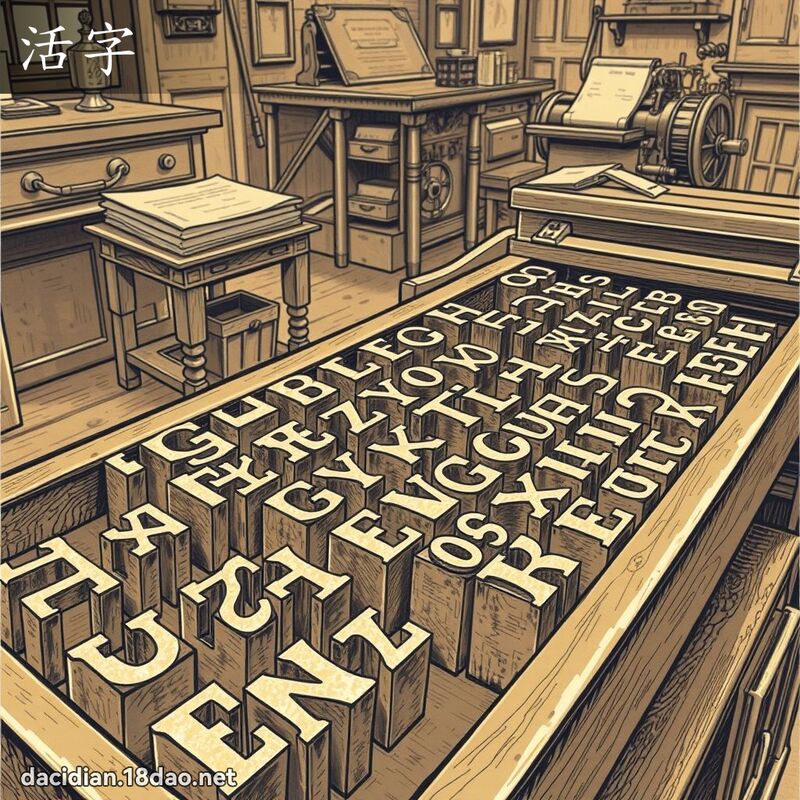 活字 - 國語大辭典配圖