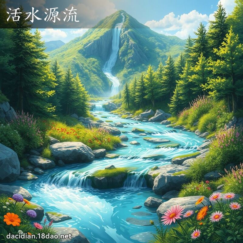 活水源流 - 國語大辭典配圖