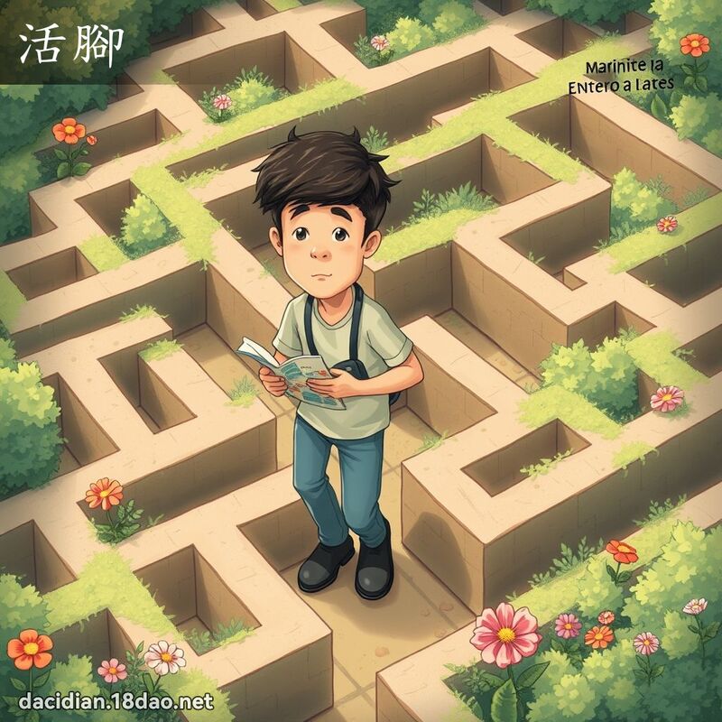 活脚 - 国语大辞典配图
