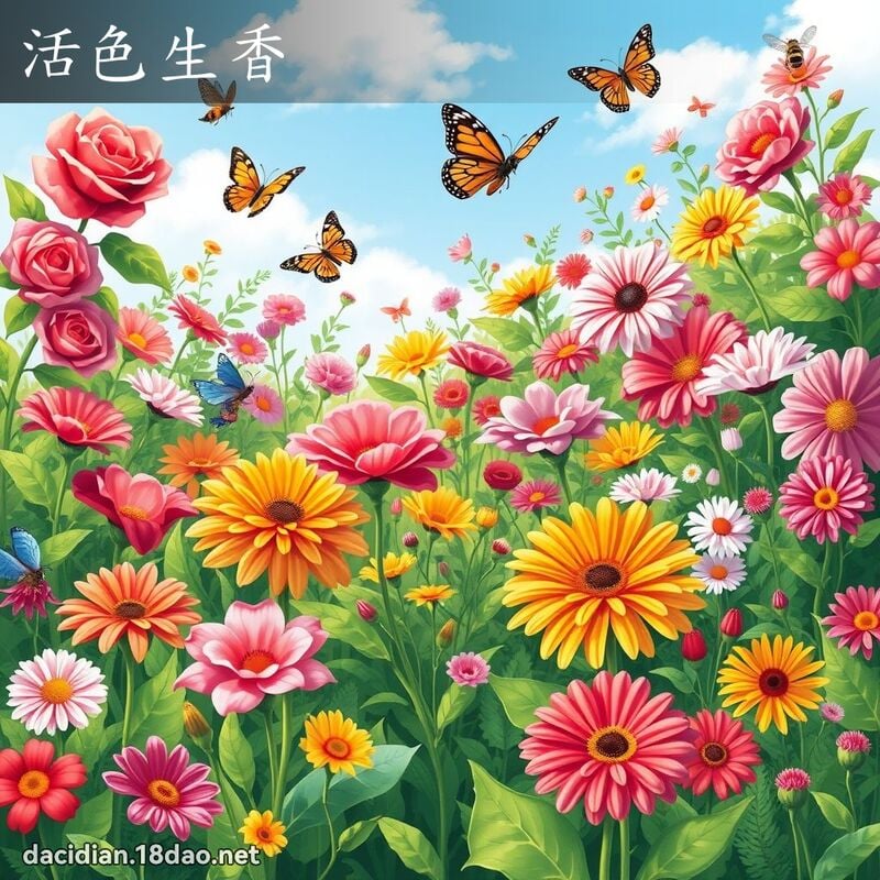 活色生香 - 国语大辞典配图