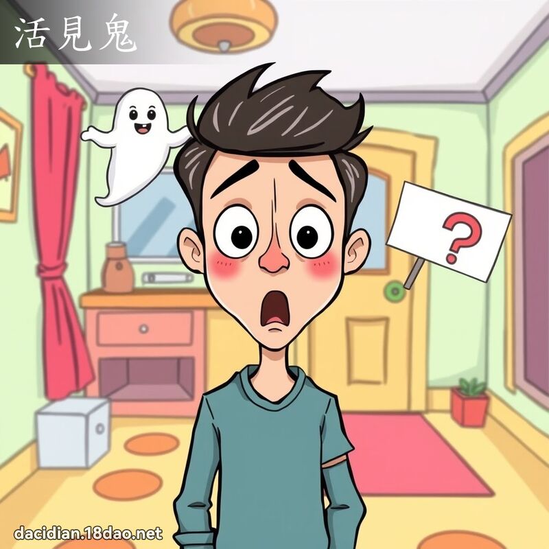 活見鬼 - 國語大辭典配圖