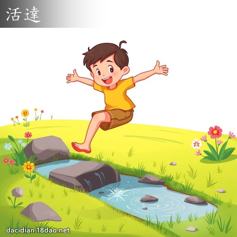活達 - 國語大辭典配圖