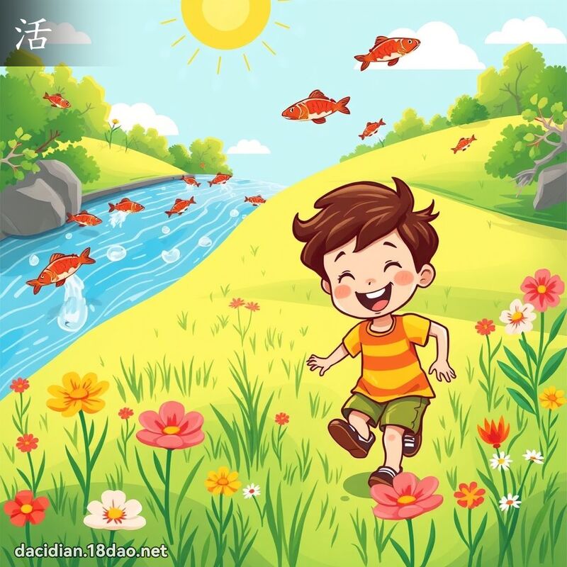 活 - 國語大辭典配圖