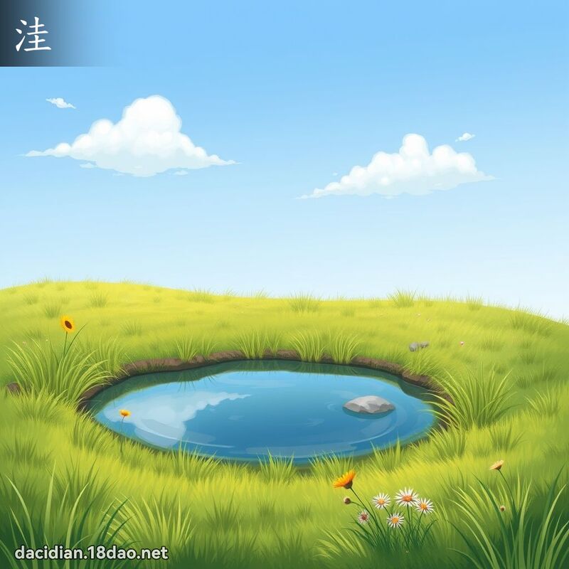漢字: 洼 (多音字)
