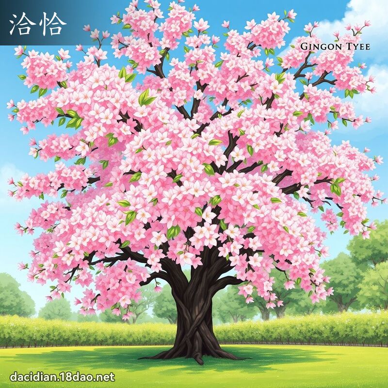 洽恰 - 國語大辭典配圖