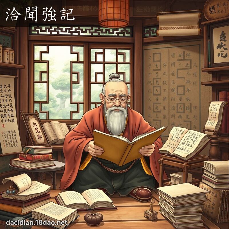 洽聞強記 - 國語大辭典配圖