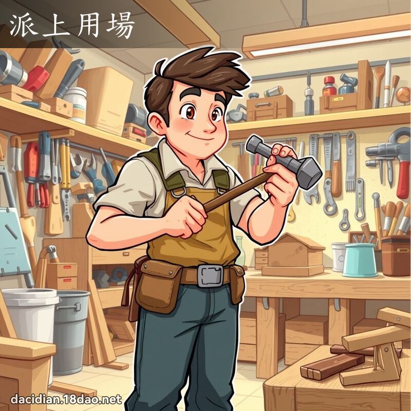 派上用场 - 国语大辞典配图