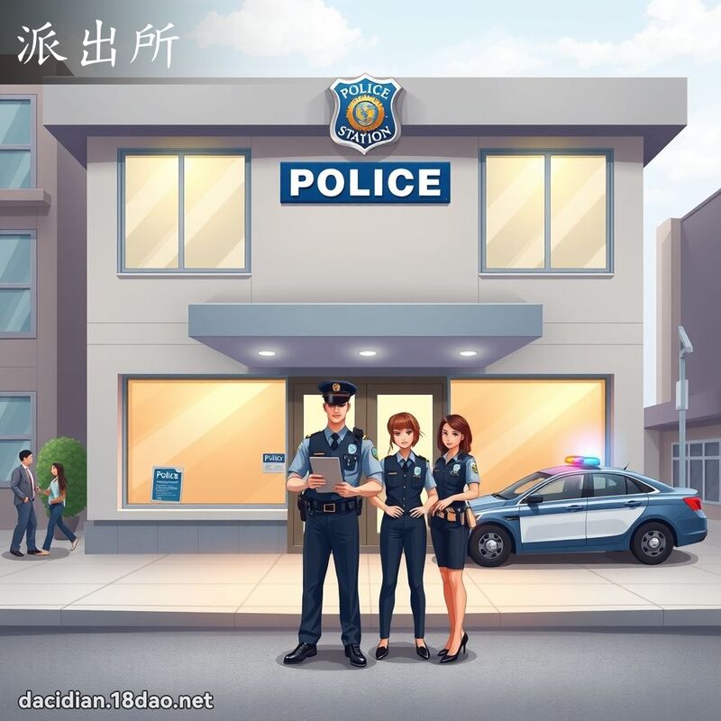 派出所 - 國語大辭典配圖