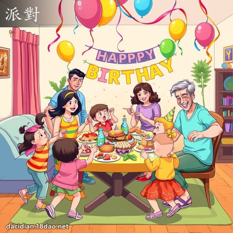 派對 - 國語大辭典配圖
