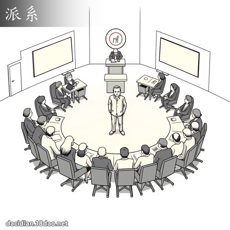 派系 - 國語大辭典配圖